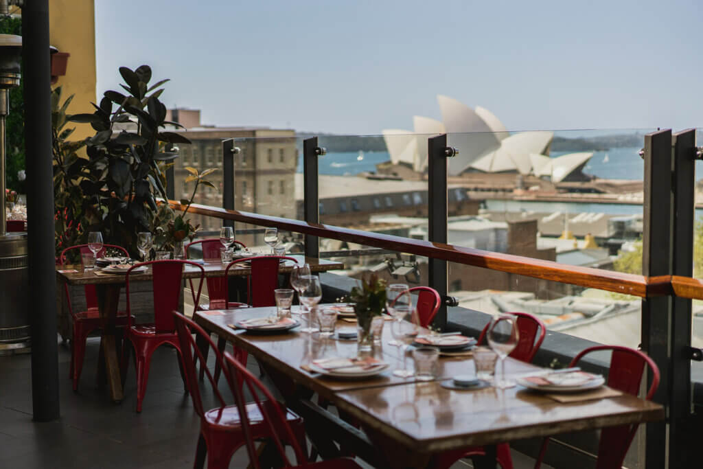 The Glenmore hotel, one of the rooftop bars in Sydney