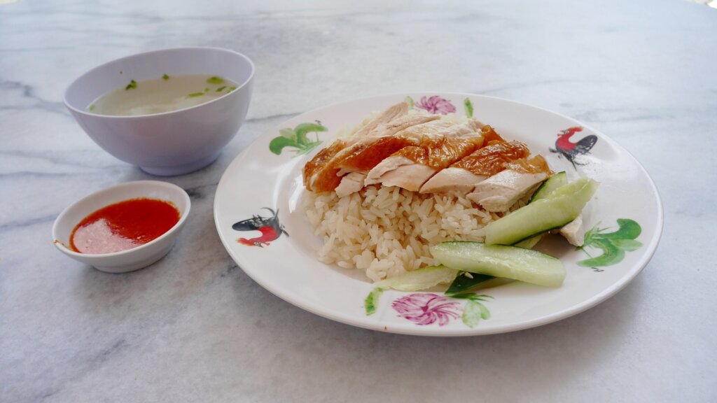 Hainanese chicken riche is considered Singapore’s national dish