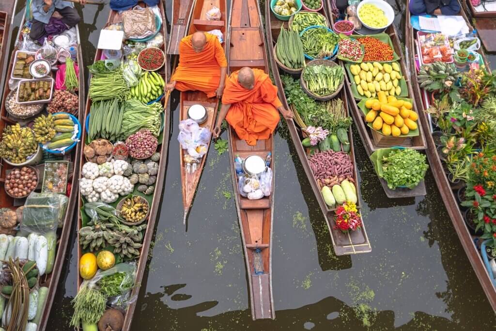 Explore the Bang Krachao Floating Market,