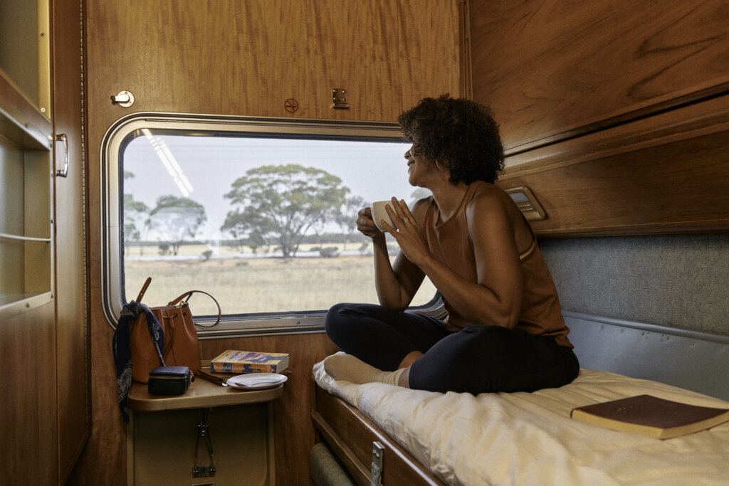 Gold Twin cabin in the Indian Pacific train