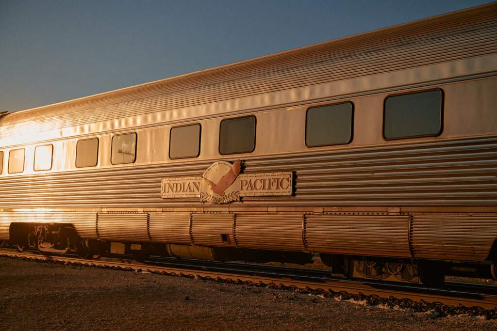 The Indian Pacific train takes you from Perth to Sydney 