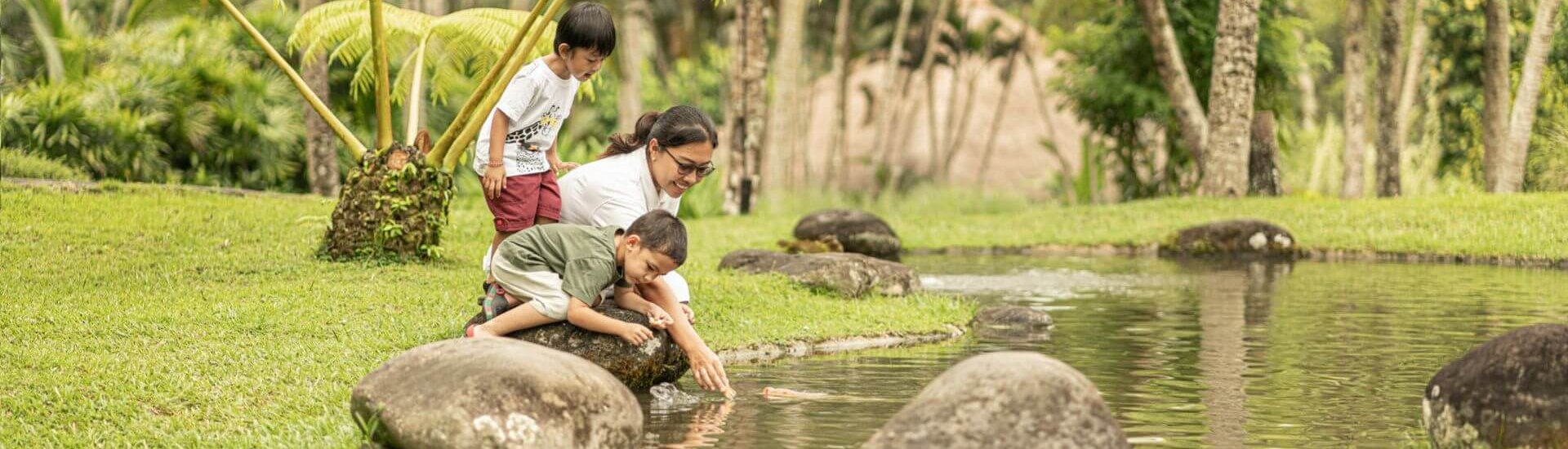 Four Seasons Resort Bali at Sayan is one of Bali family resorts